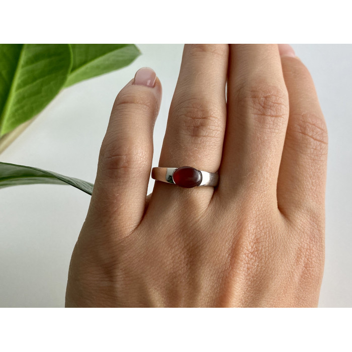 Sky Jewelry Кольцо из серебра с агатом Винтаж 77