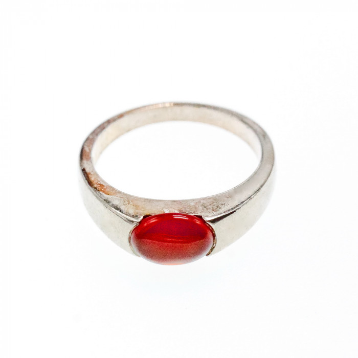 Sky Jewelry Кольцо из серебра с агатом Винтаж 77