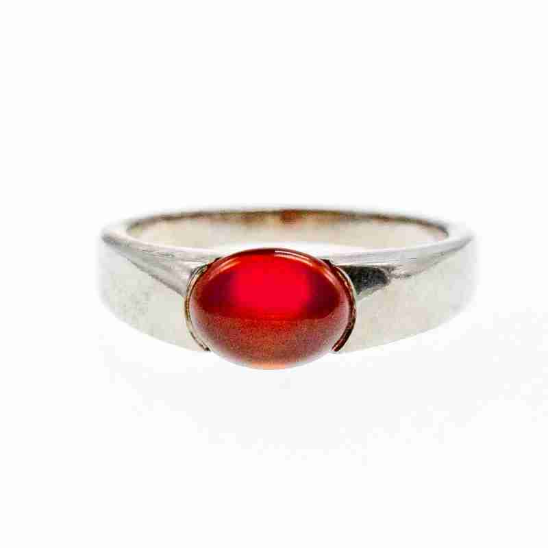 Sky Jewelry Кольцо из серебра с агатом Винтаж 77