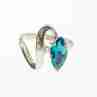 Sky Jewelry Серебряное кольцо с аквамарином   Желание
