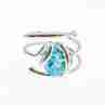 Sky Jewelry Серебряное кольцо с топазом  Уникальность