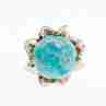 Sky Jewelry Серебряное кольцо с камнем ларимар   Небо
