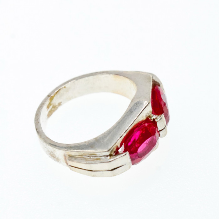 Sky Jewelry Серебряное кольцо с розовой шпинелью  Мечта