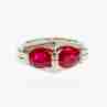 Sky Jewelry Серебряное кольцо с розовой шпинелью  Мечта
