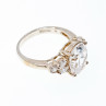 Sky Jewelry Серебряное кольцо с фианитами  Сияние
