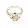 Sky Jewelry Серебряное кольцо с жемчугом  Уникальность