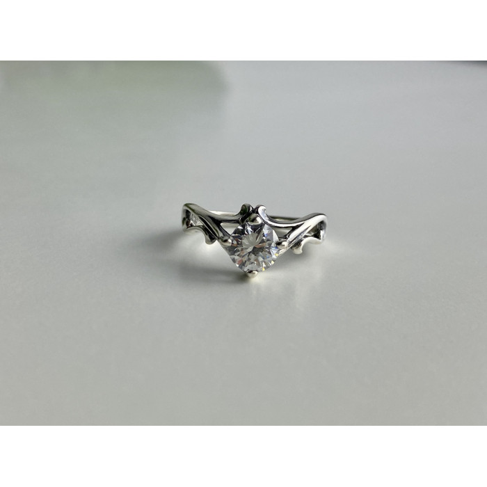 Sky Jewelry Серебряное кольцо с фианитом  Мечта