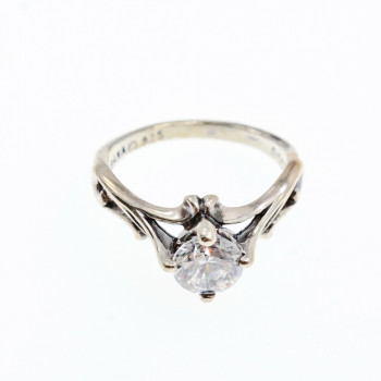 Sky Jewelry Серебряное кольцо с фианитом  Мечта