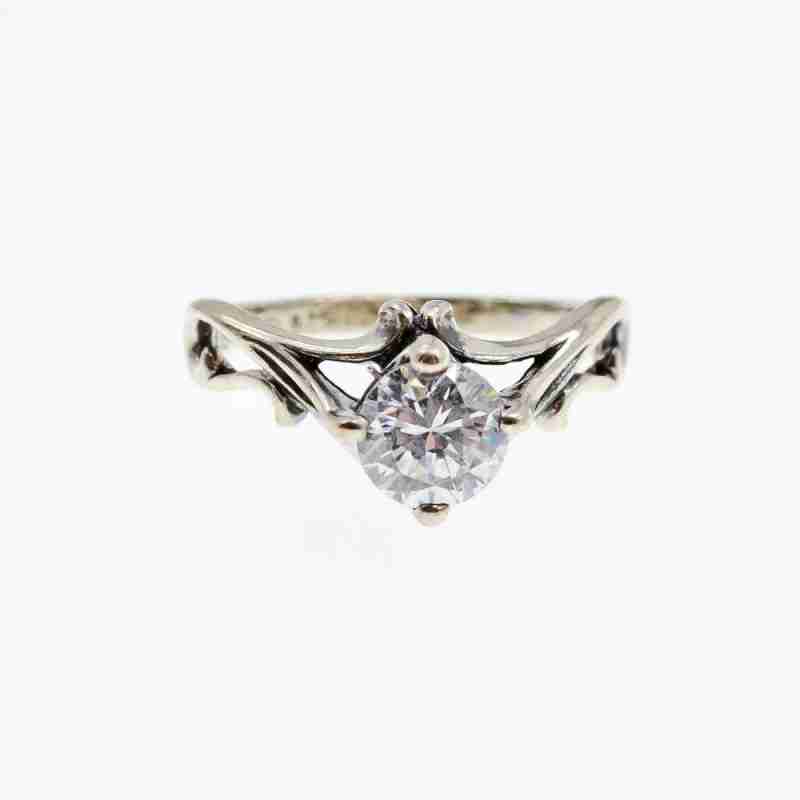 Sky Jewelry Серебряное кольцо с фианитом  Мечта