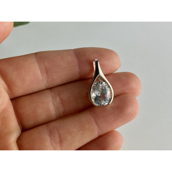 Sky Jewelry Серебряный кулон 925 пробы с камнем кварц