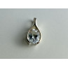 Sky Jewelry Серебряный кулон 925 пробы с камнем кварц