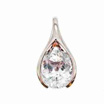 Sky Jewelry Серебряный кулон 925 пробы с камнем кварц