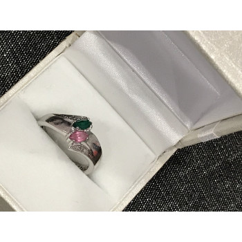 Sky Jewelry Серебряное кольцо с фианитами