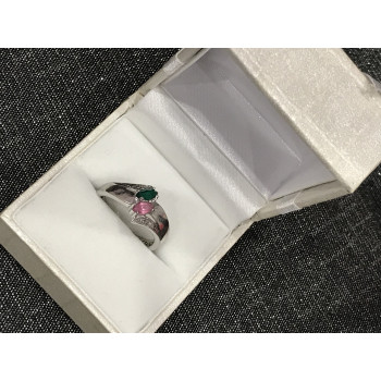 Sky Jewelry Серебряное кольцо с фианитами