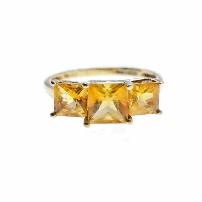 Sky Jewelry Золотое кольцо с гелиодором   Классика