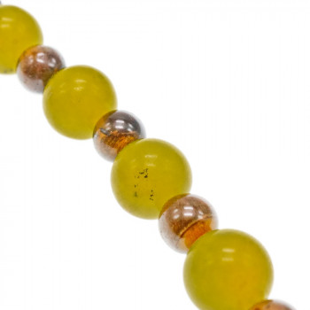 Sky Jewelry Браслет с серебряной застежкой с агатом  Виноград