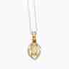 Sky Jewelry Золотая цепочка с кулоном опал и бриллиант  Сладость
