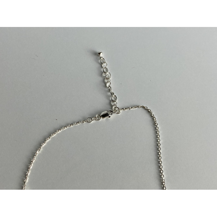 Sky Jewelry Серебряная цепочка с кулоном фианиты  Капля