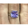 Sky Jewelry Серебряное кольцо с фиолетовым фианитом