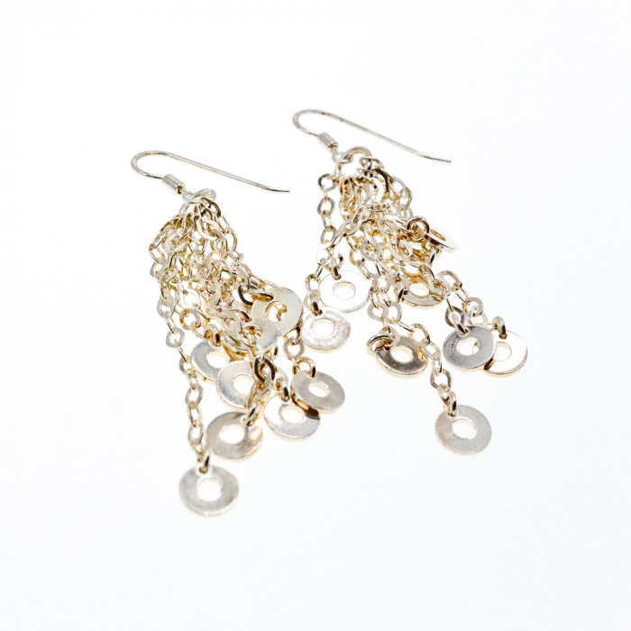 Sky Jewelry Серьги из серебра  Italy Milor Совершенство