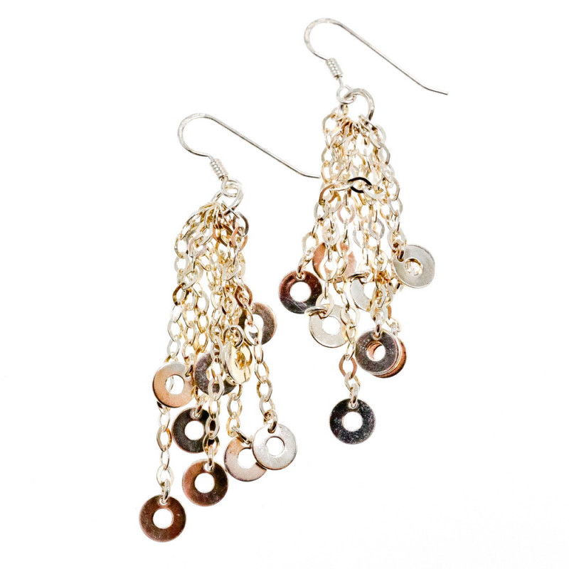 Sky Jewelry Серьги из серебра  Italy Milor Совершенство