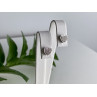Sky Jewelry Золотые серьги с бриллиантами   Сердце
