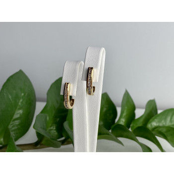 Sky Jewelry Золотые серьги с сапфирами  Классика