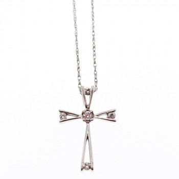 Sky Jewelry Золотая цепочка с крестиком бриллианты