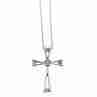 Sky Jewelry Золотая цепочка с крестиком бриллианты