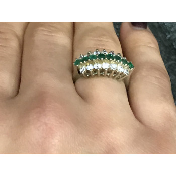 Sky Jewelry Серебро 925 пробы кольцо с фианитами