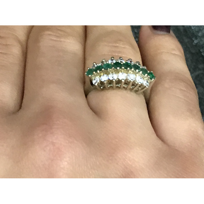 Sky Jewelry Серебро 925 пробы кольцо с фианитами