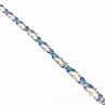 Sky Jewelry Серебряный браслет с эмалью Бабочки