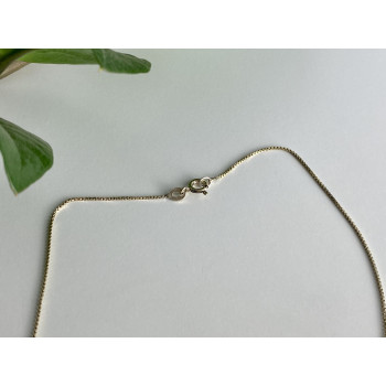 Sky Jewelry Серебряная цепочка с кулоном голубой агат Винтаж