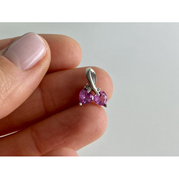 Sky Jewelry Золотой кулон с топазами и бриллиантами  Нежность