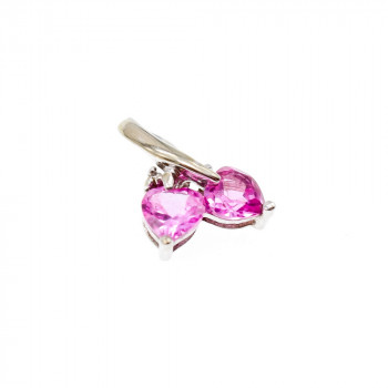 Sky Jewelry Золотой кулон с топазами и бриллиантами  Нежность