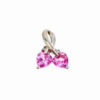 Sky Jewelry Золотой кулон с топазами и бриллиантами  Нежность