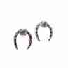Sky Jewelry Золотые серьги с бриллиантами  Подкова