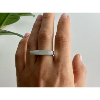 Sky Jewelry Серебряное кольцо с перламутром  Уникальность