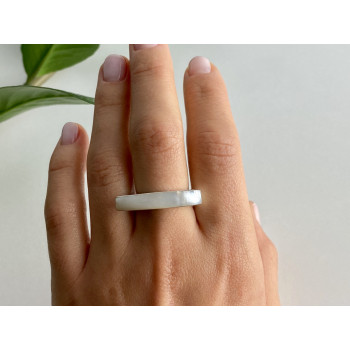 Sky Jewelry Серебряное кольцо с перламутром  Уникальность