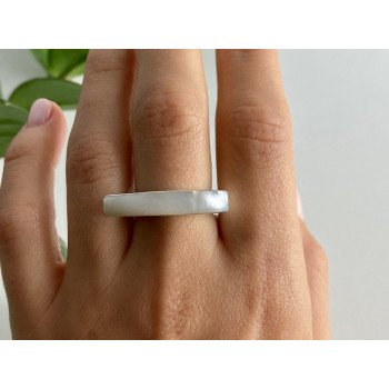 Sky Jewelry Серебряное кольцо с перламутром  Уникальность