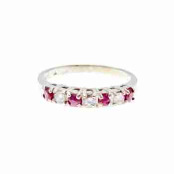 Sky Jewelry Серебряное кольцо со шпинелью и фианитами  Радость