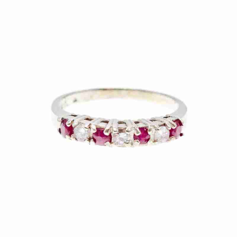 Sky Jewelry Серебряное кольцо со шпинелью и фианитами  Радость