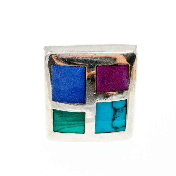 Sky Jewelry Кольцо из серебра с агатом Оригинальность