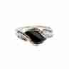 Sky Jewelry Кольцо из серебра с ониксом и фианитами