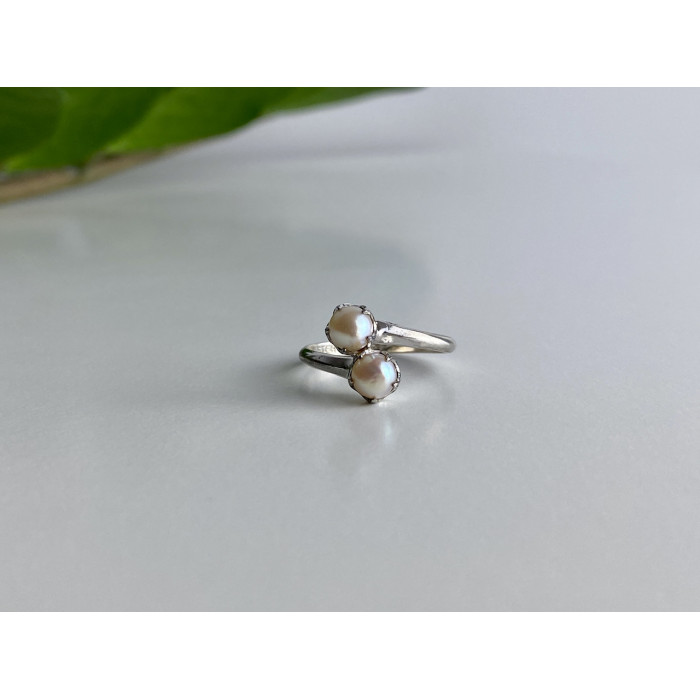 Sky Jewelry Серебряное кольцо с жемчугом Нежность