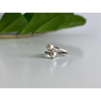 Sky Jewelry Серебряное кольцо с жемчугом Нежность