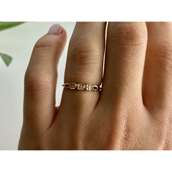 Sky Jewelry Золотое кольцо Цветы