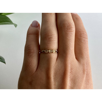 Sky Jewelry Золотое кольцо Цветы