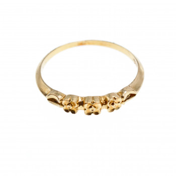 Sky Jewelry Золотое кольцо Цветы