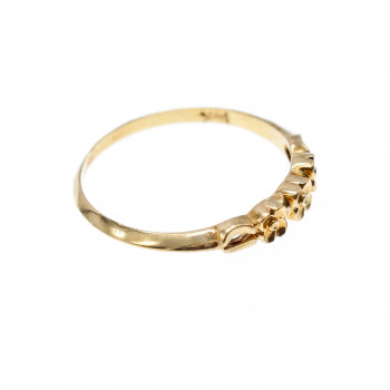 Sky Jewelry Золотое кольцо Цветы